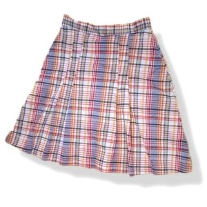 Vintage 1970s Plaid Skirt